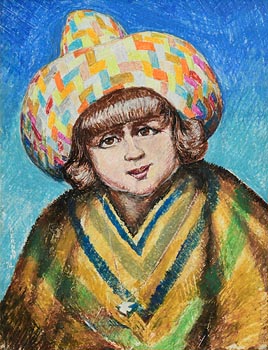 Harry Aaron Kernoff, Mexican Girl at Morgan O'Driscoll Art Auctions