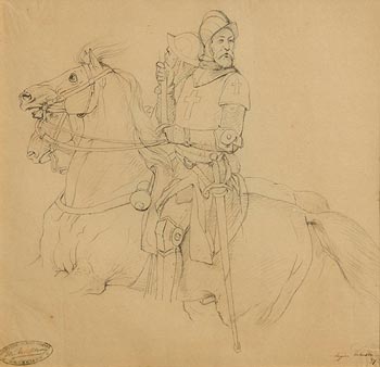 Eugene Joseph Verboeckhoven, The Crusade (1857) at Morgan O'Driscoll Art Auctions