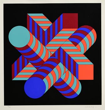 Victor Vasarely, Composition at Morgan O'Driscoll Art Auctions