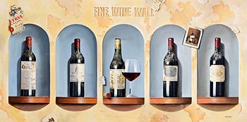 Peter Kotka, Fine Wine Wall at Morgan O'Driscoll Art Auctions