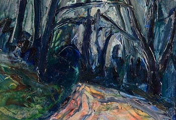 Peter Collis, Woodland Path at Morgan O'Driscoll Art Auctions