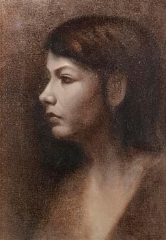 Francis O'Toole, Female Study at Morgan O'Driscoll Art Auctions