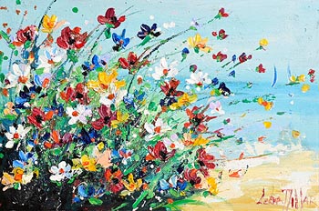 Lorna Millar, Wild Flowers by the Sea at Morgan O'Driscoll Art Auctions