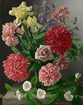 Cecil Kennedy, Still Life - Vase of Flowers at Morgan O'Driscoll Art Auctions