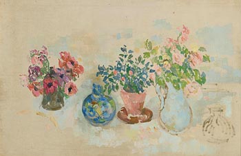 Stella Steyn, Still Life - Vase of Flowers at Morgan O'Driscoll Art Auctions