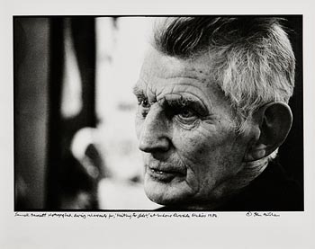 John Minihan, Samuel Beckett in Riverside Studios London (1984) at Morgan O'Driscoll Art Auctions