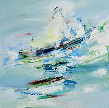 Majella O'Neill Collins (b.1964), Adrift at Sea (2023) at Morgan O'Driscoll Art Auctions