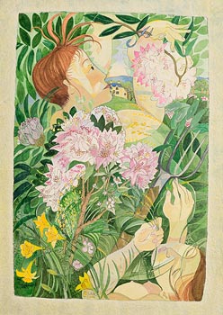 Pauline Bewick, The Rhododendron Pickers (2000) at Morgan O'Driscoll Art Auctions