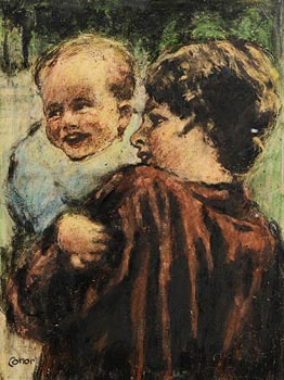 William Conor, Motherhood at Morgan O'Driscoll Art Auctions