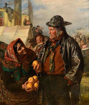 Erskine Nicol, The Children's Fairing (1870) at Morgan O'Driscoll Art Auctions