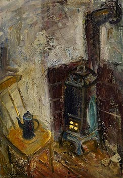 George F. Campbell, Cottage Interior at Morgan O'Driscoll Art Auctions