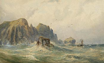 John Faulkner, Malin Head, Coast of Donegal (1876) at Morgan O'Driscoll Art Auctions