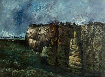 Daniel O'Neill, Cliffs on Sark at Morgan O'Driscoll Art Auctions
