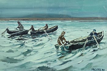 Cecil Maguire, Heading Home (1990) at Morgan O'Driscoll Art Auctions