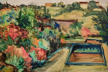 Norah Allison McGuinness, The Walled Garden (1939) at Morgan O'Driscoll Art Auctions