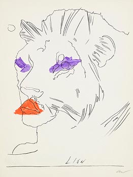 Andy Warhol, Lion (1975) at Morgan O'Driscoll Art Auctions