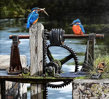 Steve Burgess, The Lock Keepers at Morgan O'Driscoll Art Auctions