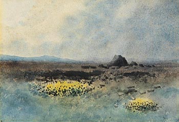 William Percy French, Peat Stacks, Connemara at Morgan O'Driscoll Art Auctions