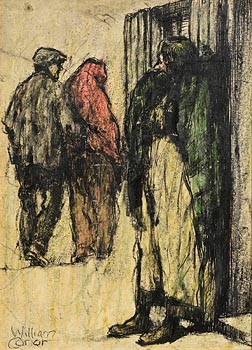 William Conor, People of Belfast at Morgan O'Driscoll Art Auctions