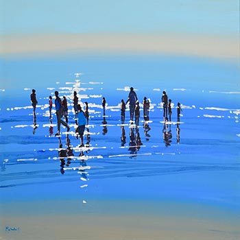 John Morris, Walking in Shallow Water at Morgan O'Driscoll Art Auctions