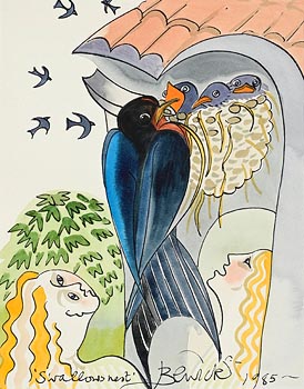 Pauline Bewick, Swallow's Nest (1985) at Morgan O'Driscoll Art Auctions