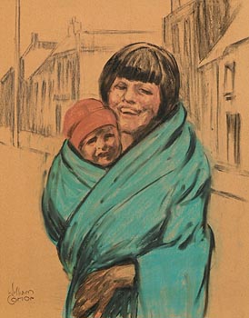 William Conor, Mother and Child at Morgan O'Driscoll Art Auctions
