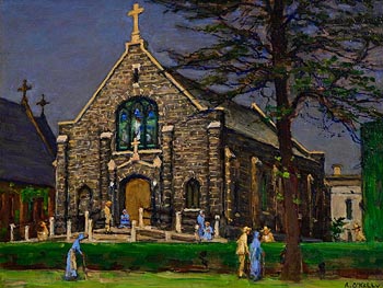 Aloysius C. O'Kelly, The Church of the Good Samaritans at Morgan O'Driscoll Art Auctions