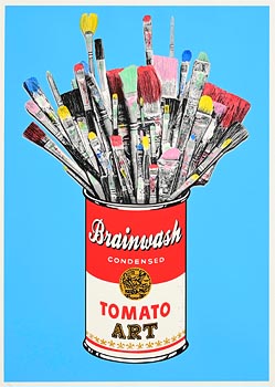Mr. Brainwash, Tomato Pop (Blue) at Morgan O'Driscoll Art Auctions