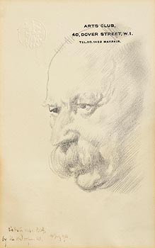 Sir William Orpen, Portrait of Sir Aston Webb PRA at Morgan O'Driscoll Art Auctions