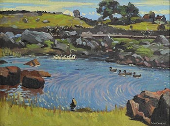 Maurice Joseph MacGonigal, Landscape, Inverin, Connemara at Morgan O'Driscoll Art Auctions