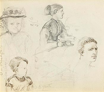 John Butler Yeats, W.B. Yeats as a Boy and other Studies at Morgan O'Driscoll Art Auctions