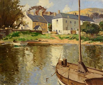 Maurice Canning Wilks, Summertime, Cushendun Bridge (1940's) at Morgan O'Driscoll Art Auctions