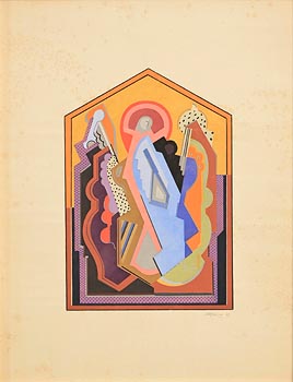 Albert Gleizes, Composition A Trois Themes (1923) at Morgan O'Driscoll Art Auctions