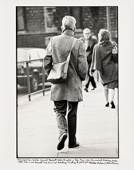 John Minihan, Samuel Beckett, Hammersmith Broadway, London (1984) at Morgan O'Driscoll Art Auctions