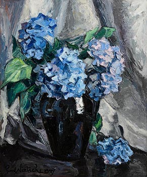 Paul Nietsche, Still Life - Vase of Flowers at Morgan O'Driscoll Art Auctions