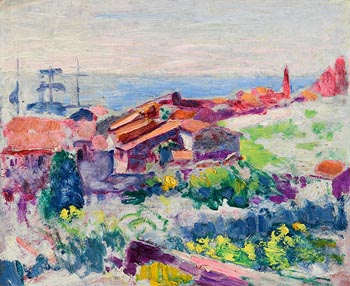 Roderic O'Conor, Villas near the Sea, Cassis (1913) at Morgan O'Driscoll Art Auctions