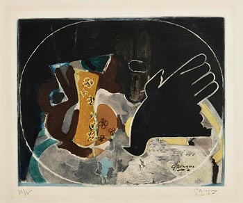 Georges Braque, Pichet et Oiseau (1955) at Morgan O'Driscoll Art Auctions