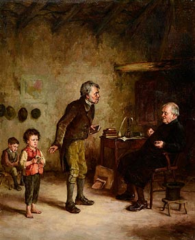 Howard Helmick, Incorrigible Boy (1875) at Morgan O'Driscoll Art Auctions