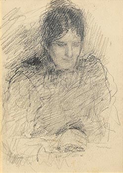 John Butler Yeats, Reading the Letter at Morgan O'Driscoll Art Auctions