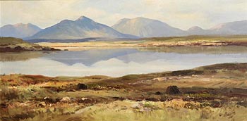 Maurice Canning Wilks, Reflections, Twelve Pins, Connemara at Morgan O'Driscoll Art Auctions