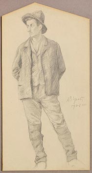 John Butler Yeats, The Playboy (1921) at Morgan O'Driscoll Art Auctions