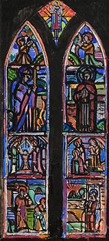 Evie Hone, Stained Glass Study at Morgan O'Driscoll Art Auctions