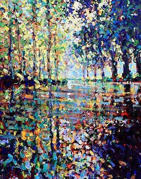 Arthur K. Maderson, September, Canal-du-Midi at Morgan O'Driscoll Art Auctions