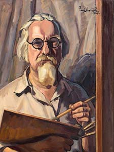 Paul Nietsche, Self Portrait (1944) at Morgan O'Driscoll Art Auctions