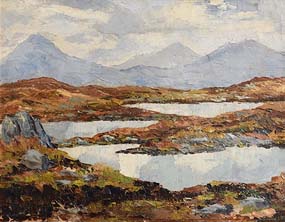 Fergus O'Ryan, Near Clifden, Connemara at Morgan O'Driscoll Art Auctions