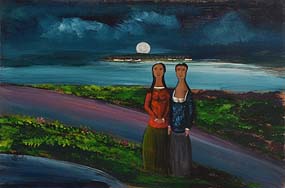 Jimmy Bingham, Under the Moonlight at Morgan O'Driscoll Art Auctions