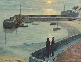 Ciaran Clear, Low Tide, Rush Harbour at Morgan O'Driscoll Art Auctions