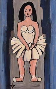 Markey Robinson, Ballerina in White at Morgan O'Driscoll Art Auctions