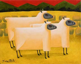 Graham Knuttel (1954-2023), The Flock at Morgan O'Driscoll Art Auctions