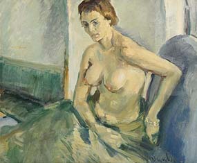 Ronald Ossory Dunlop, Seated Nude at Morgan O'Driscoll Art Auctions